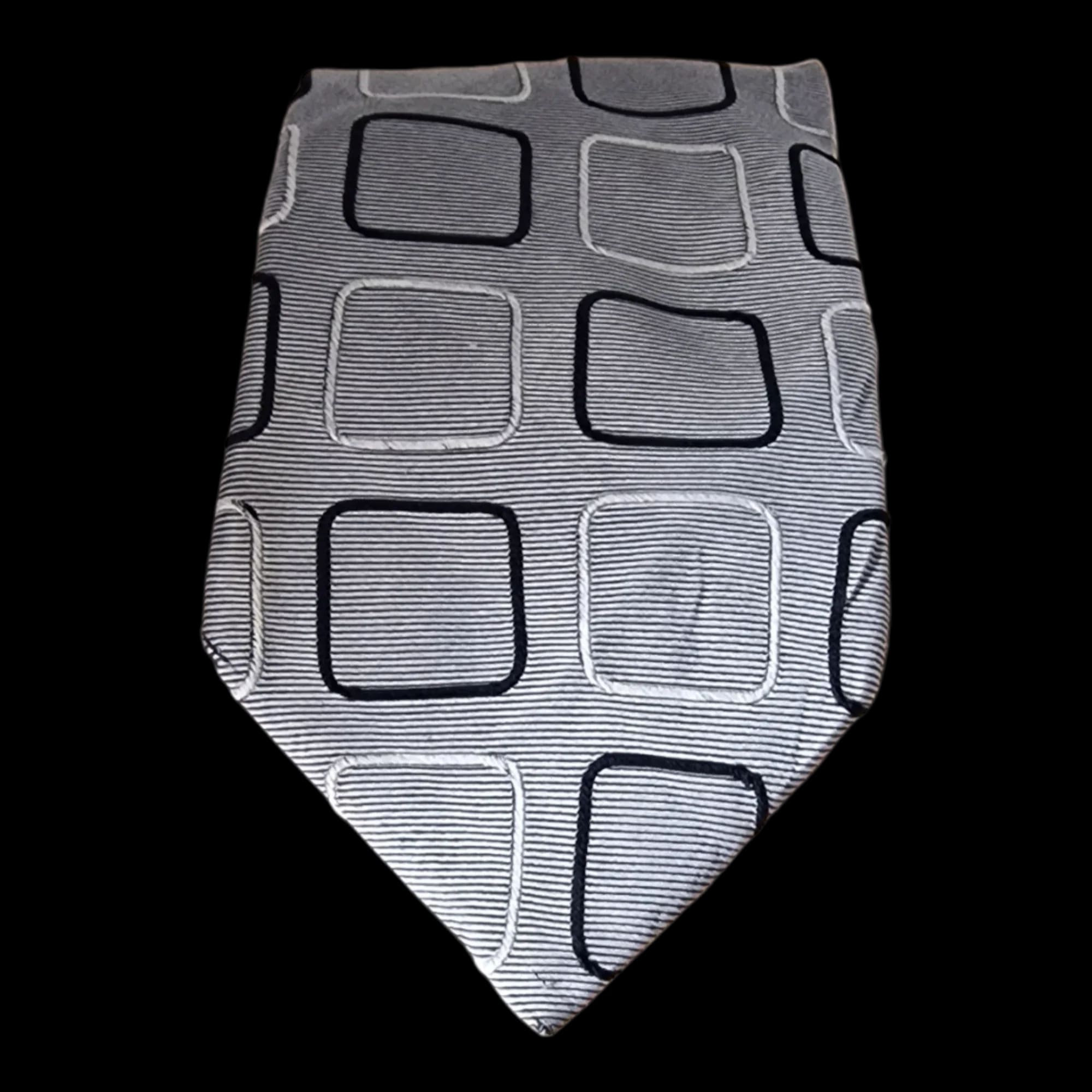 Harrods Grey Silk Tie - Ties - 1 - 1081